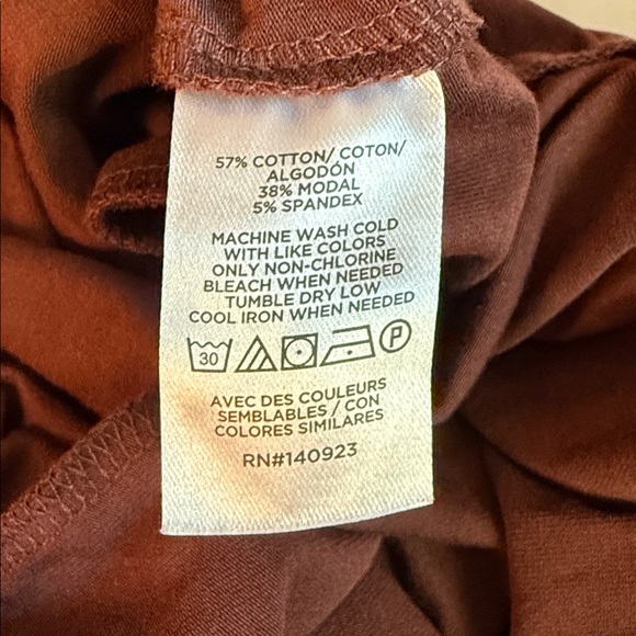 Loft Brown Belted Jumpsuit with Pockets Size Medium Petite - Picture 12 of 12